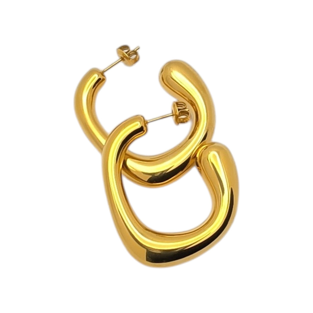 Gold Hoop Love