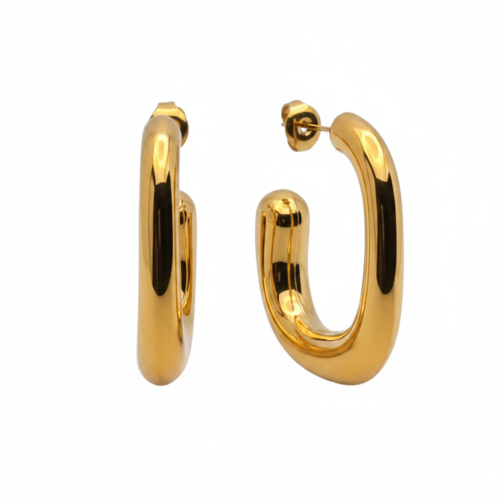 Gold Hoop Love